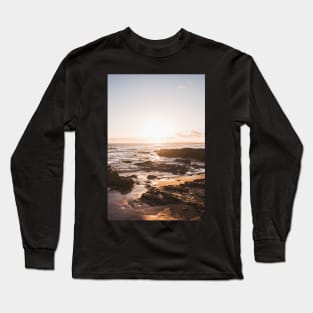 Wild Beach Paiting from source picture by Facundo Ruiz Long Sleeve T-Shirt